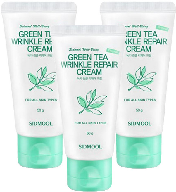 시드물 녹차 링클 리페어 크림, 50g, 3개