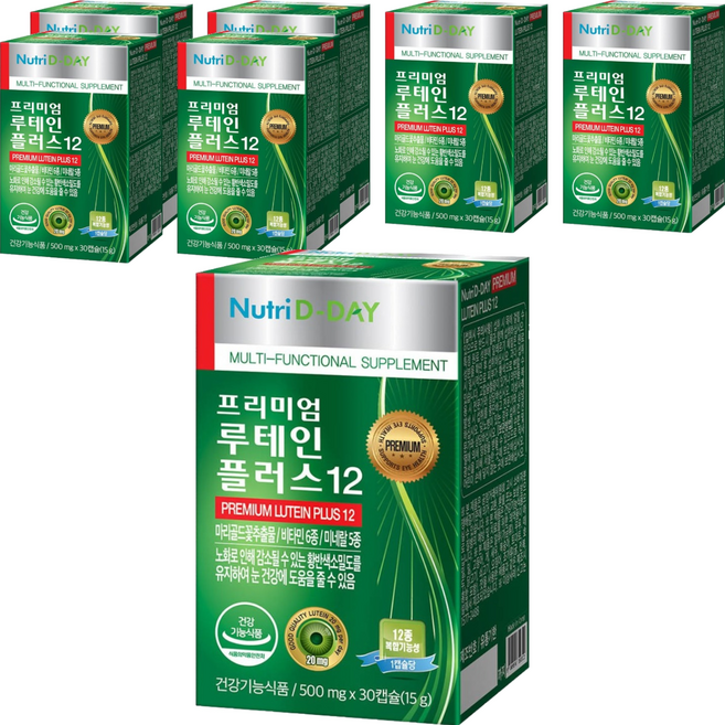 뉴트리디데이 프리미엄 루테인 플러스 12, 30정, 7개