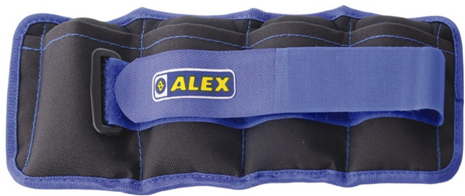 ALEX SPORTS 沙包型加重器, 黑色 + 藍色, 3KG