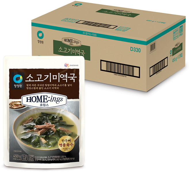 호밍스 소고기 미역국, 450g, 12개