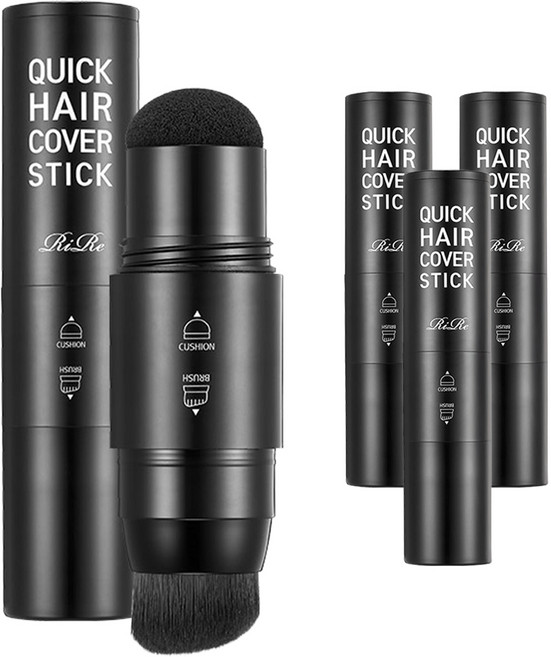 리르 퀵 헤어 커버 스틱 3g, 내추럴브라운, 4개