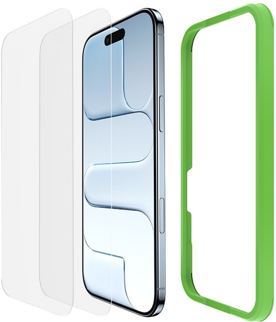 벨킨 템퍼드 글라스 강화유리 휴대폰 액정보호필름 2p 세트 OVA225fq, 1세트