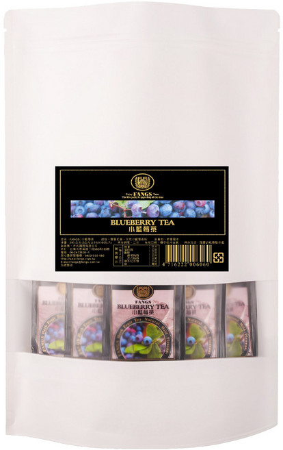 FANGS 方氏 小藍莓茶, 2g, 100包, 1袋