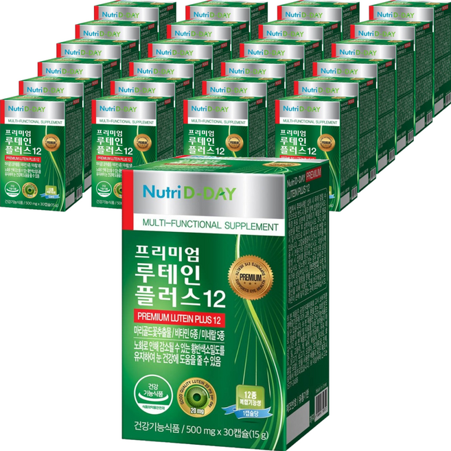Nutri D-DAY 頂級葉黃素Plus 12, 30顆, 25盒