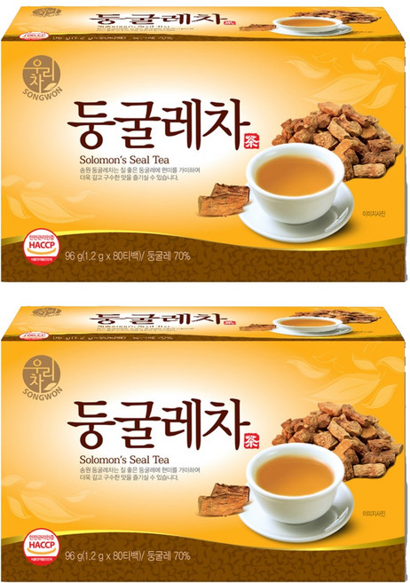 SONGWON 玉竹茶茶包, 80入, 2個