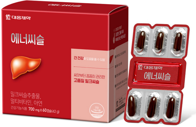 에너씨슬 밀크시슬, 60정, 1개