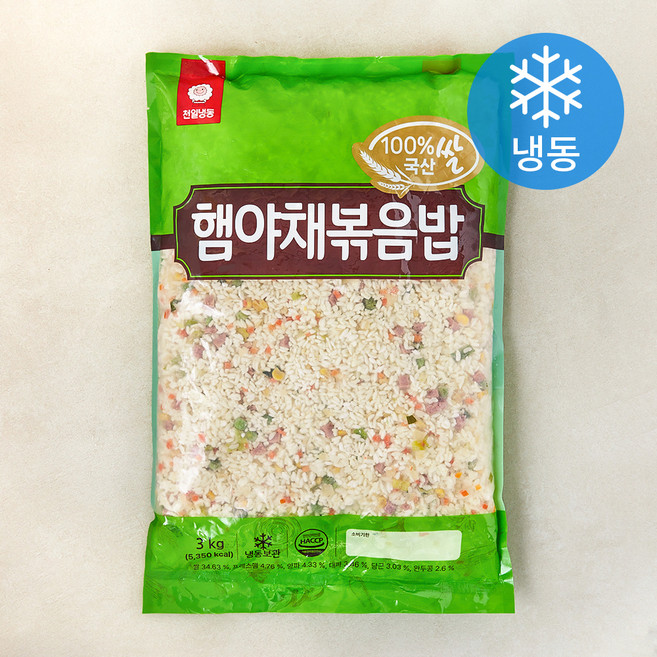 천일식품 햄야채 볶음밥 (냉동), 3kg, 1개