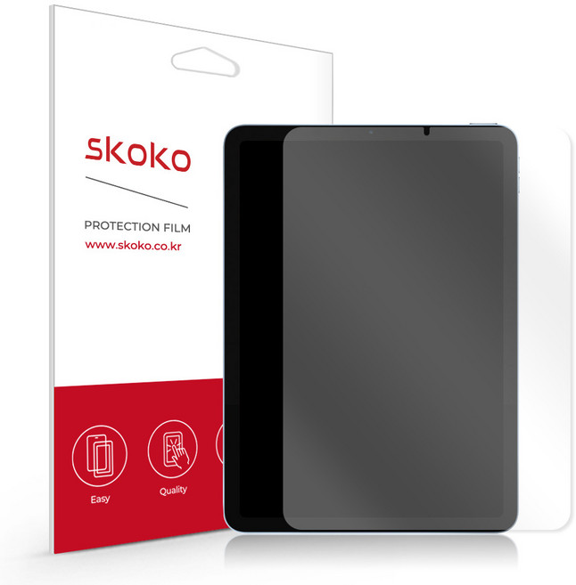 스코코 아이패드 지문방지 저반사 액정보호필름, 1개