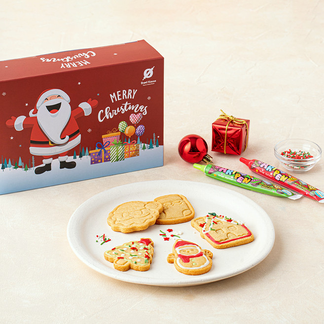 아몬드 크리스마스 데코키트 쿠키, 218g, 1개입, 1개