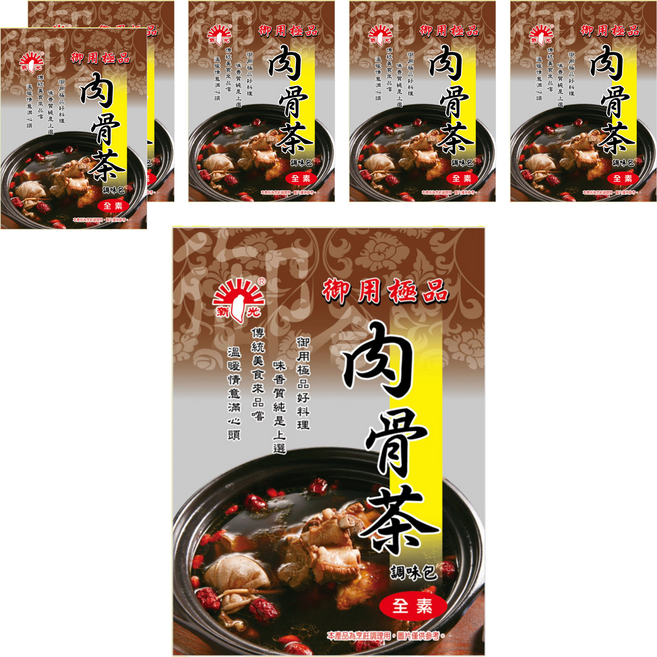 新光洋菜 肉骨茶調味包, 60g, 6包