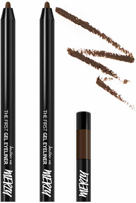 머지 더 퍼스트 젤 아이라이너 0.5g, G2 더치브라운, 2개