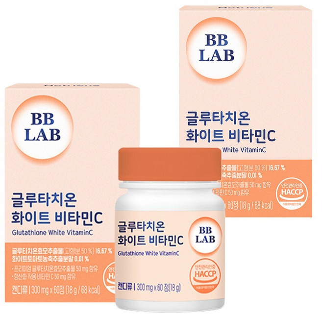 BB LAB 科研 穀胱甘肽維他命C複方錠, 60顆, 2罐