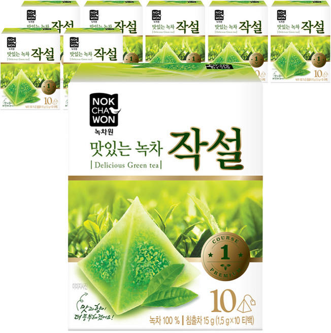 녹차원 맛있는 녹차 작설, 1.5g, 10개입, 8개