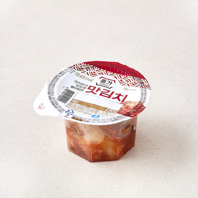 종가 맛김치 미니컵, 130g, 1개