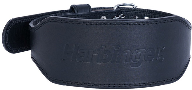 하빈져 프로 레더 헬스 벨트, 블랙, 550g