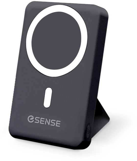 ESENSE 逸盛 磁吸式10000PD快充行動電源, 37-AMS100BK, 黑色