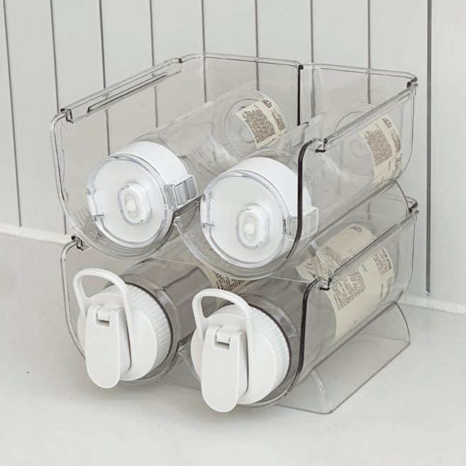 데미무드 텀블러 물병 캔 와인 정리대, 2구, 2개