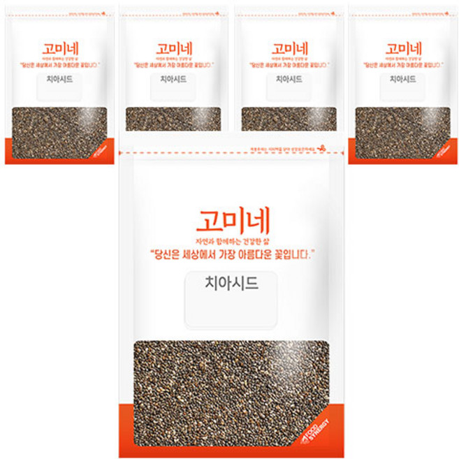 고미네 치아시드, 200g, 5개