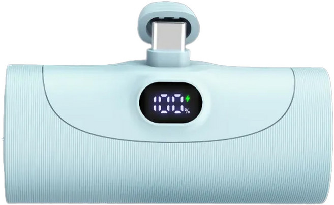 AWSON 歐森 PD快充隨行口袋行動電源 5000mAh Type-C, AWP-5711, 藍色