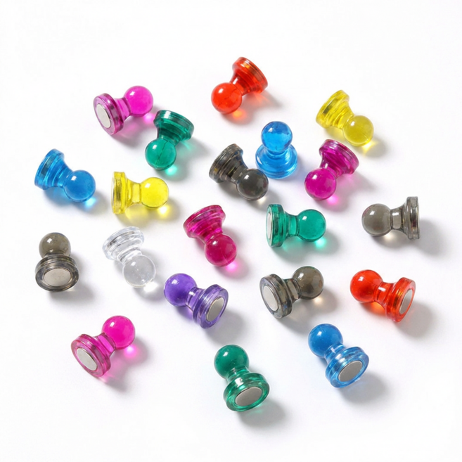 바비랩스 고리후크 메모스탬프 자석 20p, 랜덤발송