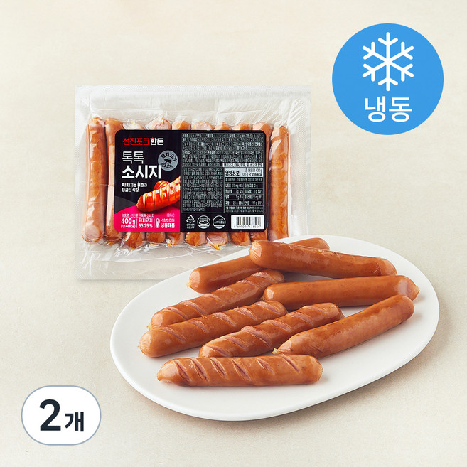 선진포크 톡톡소시지 (냉동), 400g, 2개