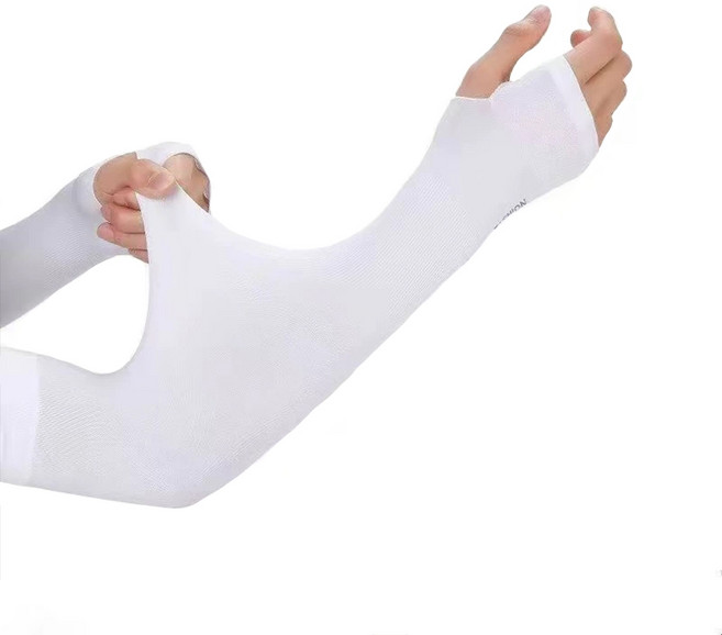 디펜즈만 자외선차단 손가락 오픈 쿨토시 2p, 화이트, 5개