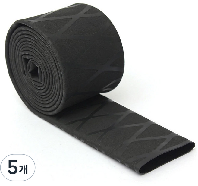 Ins Living 釣竿握把熱縮套管 22mm x 1m, 黑色, 5個