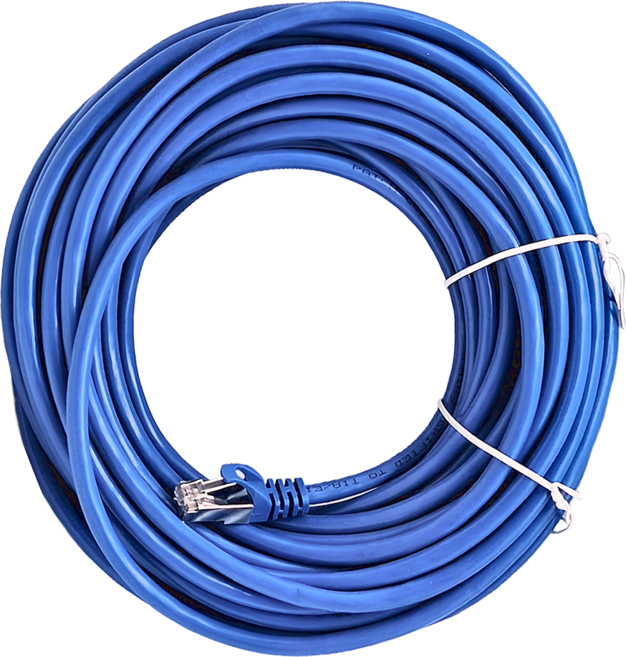 POLYWELL 寶利威爾 CAT6A 高速網路線 10Gbps RJ45 福祿克認證 PW15-W58-H150, 15m, 藍色, 1條