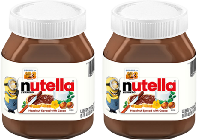 누텔라 스프레드, 210g, 2개