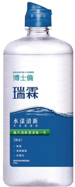 博士倫 瑞霖 水漾清新多效保養液, 355ml, 1瓶