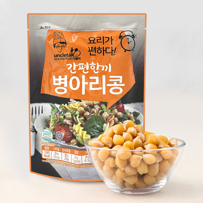 엉클탁 간편한끼 병아리콩, 120g, 1개