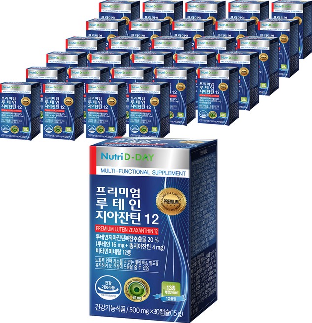 뉴트리디데이 프리미엄 루테인 지아잔틴12, 30정, 30개