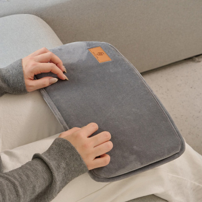한양의료기 대형 파우치 충전식 온수 찜질기, BCO-04, 그레이