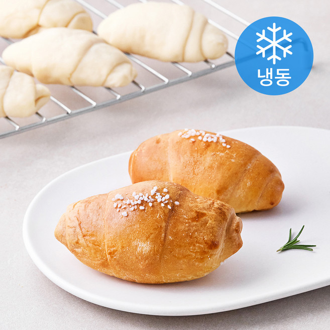 베이켓 유니온트리 통버터 알프스 소금빵 생지 (냉동), 70g, 4개입, 1개