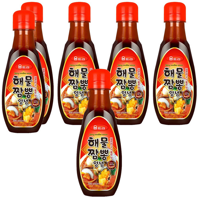 움트리 해물짬뽕양념, 300g, 6개