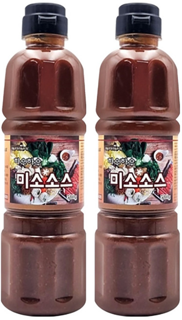 하우하우 미소소스, 580g, 2개