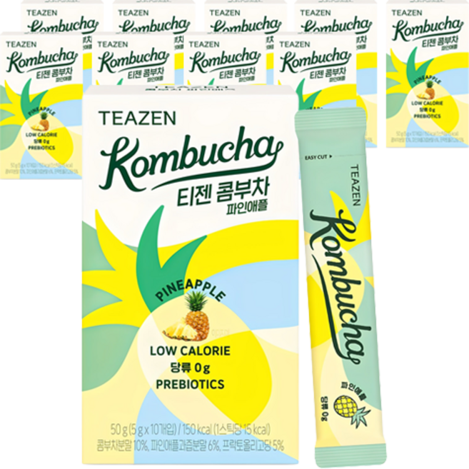 티젠 콤부차 파인애플, 5g, 10개입, 10개