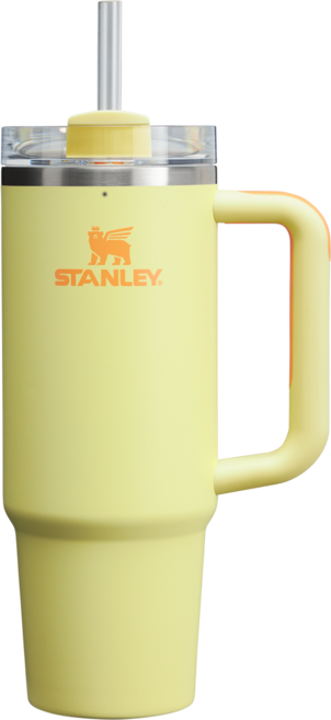 스탠리 퀜처 H2.0 플로우 스테이트 텀블러, 선샤인 옐로우, 887ml, 1개