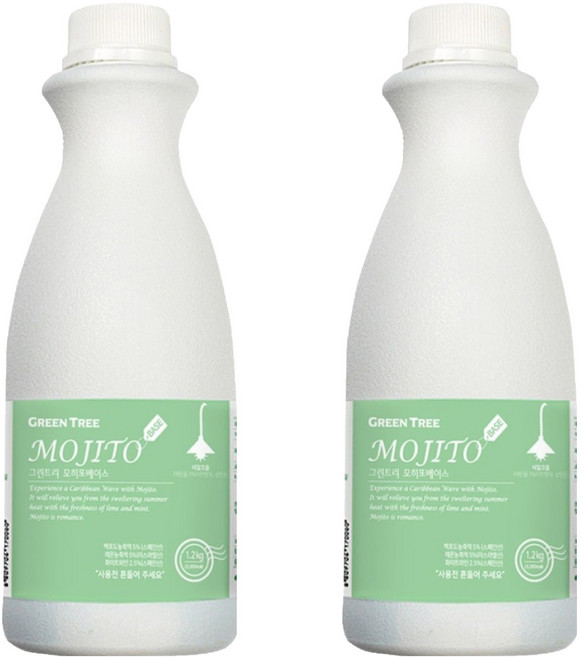 GreenTree 모히또 베이스, 1.2kg, 2개