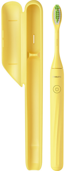 필립스원 휴대용 전동칫솔 배터리 모델, HY1100/02, 망고, 1개