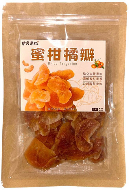 伊貝果然 蜜柑橘瓣, 1個, 120g