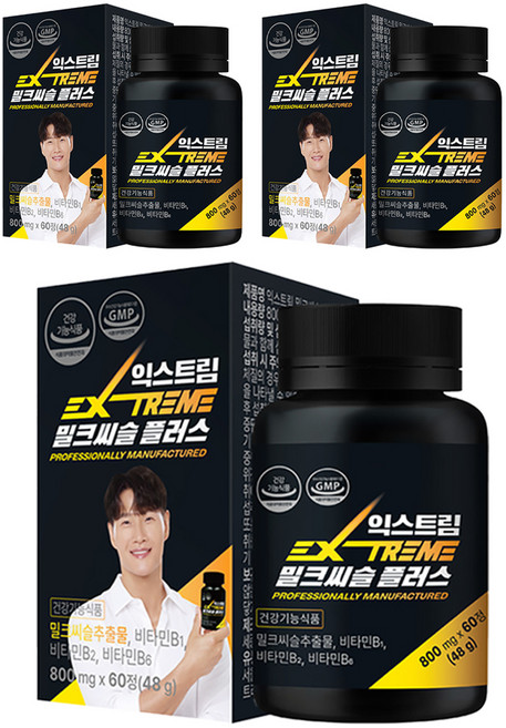 익스트림 밀크씨슬 플러스 48g, 60정, 3개