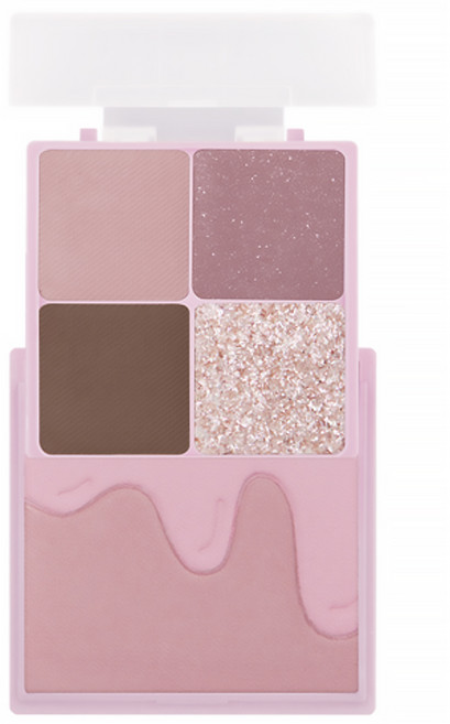 IM MEME 我愛口袋彩妝小方盒眼影盤, 06小奶芋, 1個