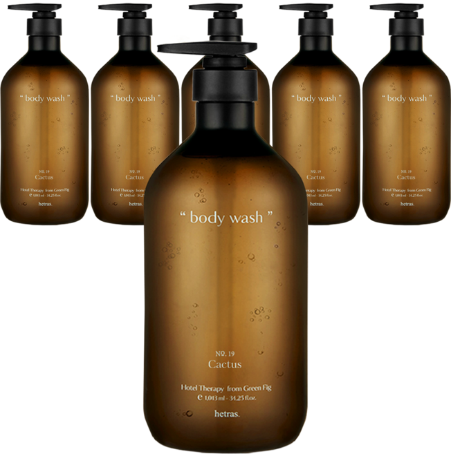 헤트라스 호텔테라피 대용량 바디워시 선인장, 1.013L, 6개