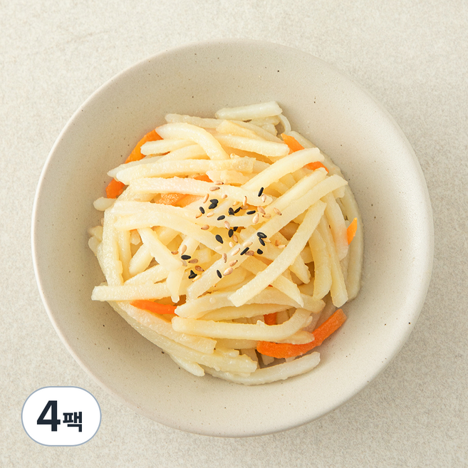 집반찬연구소 감자채볶음, 120g, 4팩