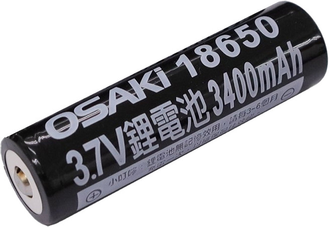 OSAKi 鋰電池 3400mAh OSY3400, 1個, 1入