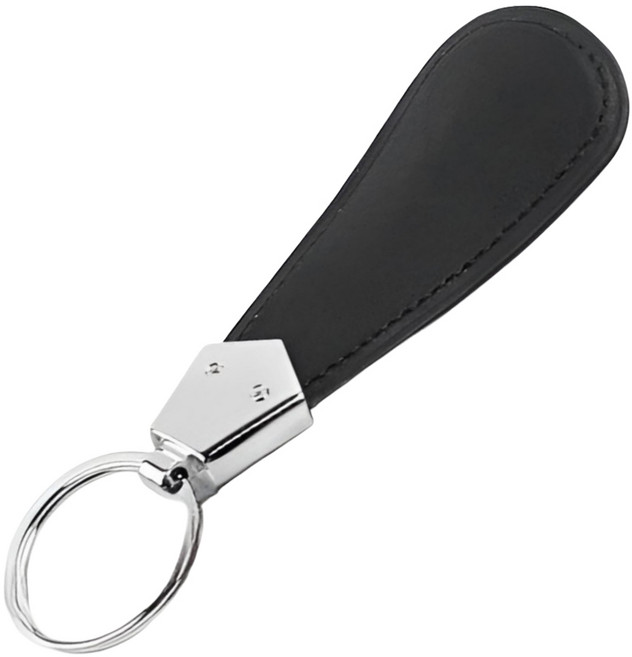 오코로 휴대용 미니 구두주걱 키링, 블랙, 1개