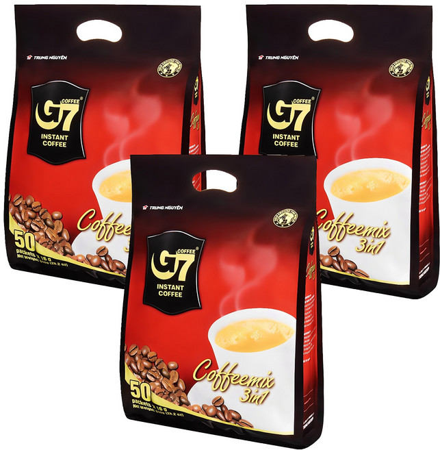 G7 3in1 커피믹스 수출용, 16g, 50개입, 3개