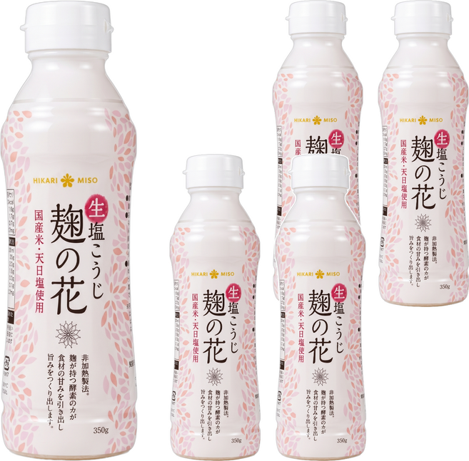 HIKARI MISO 麴之花 生鹽麴, 350g, 5瓶