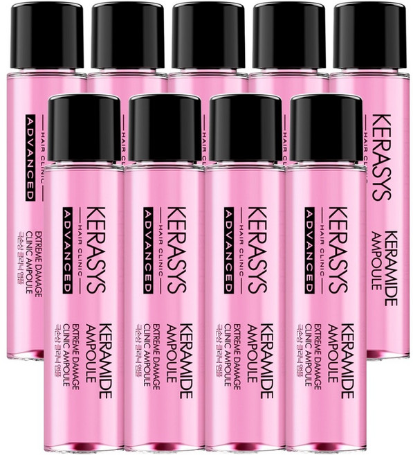 케라시스 케라마이드 극손상 클리닉 앰플 9p 세트, 10ml, 9개